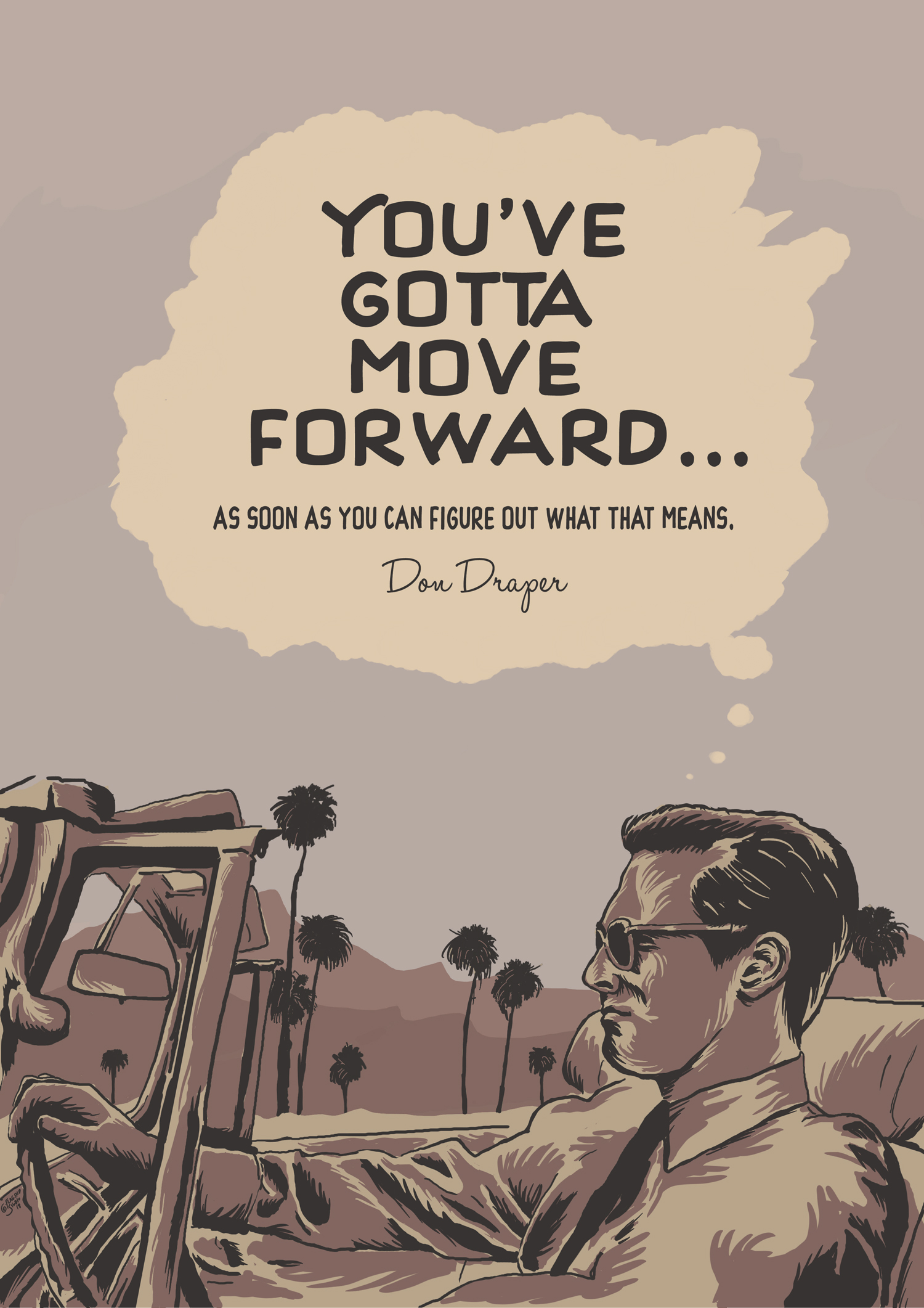 Mad Men illustration by Flagship Studio.